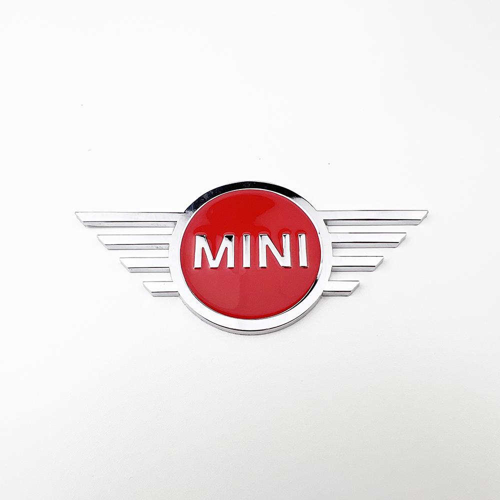 1pc 3d Metal Mini Badge Sticker Front Hood Rear Trunk Emblem Decal
