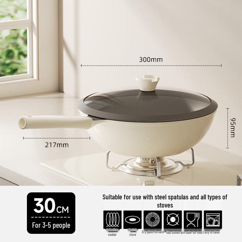 REDCHEF 30cm Titanium Ceramic Non-stick Wok