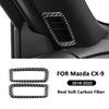 For Mazda CX-9 2016- Carbon Fiber Car Inner Door A-Pillar Air Outlet Vent Panel Trim Frame Interior Decoration Sticker