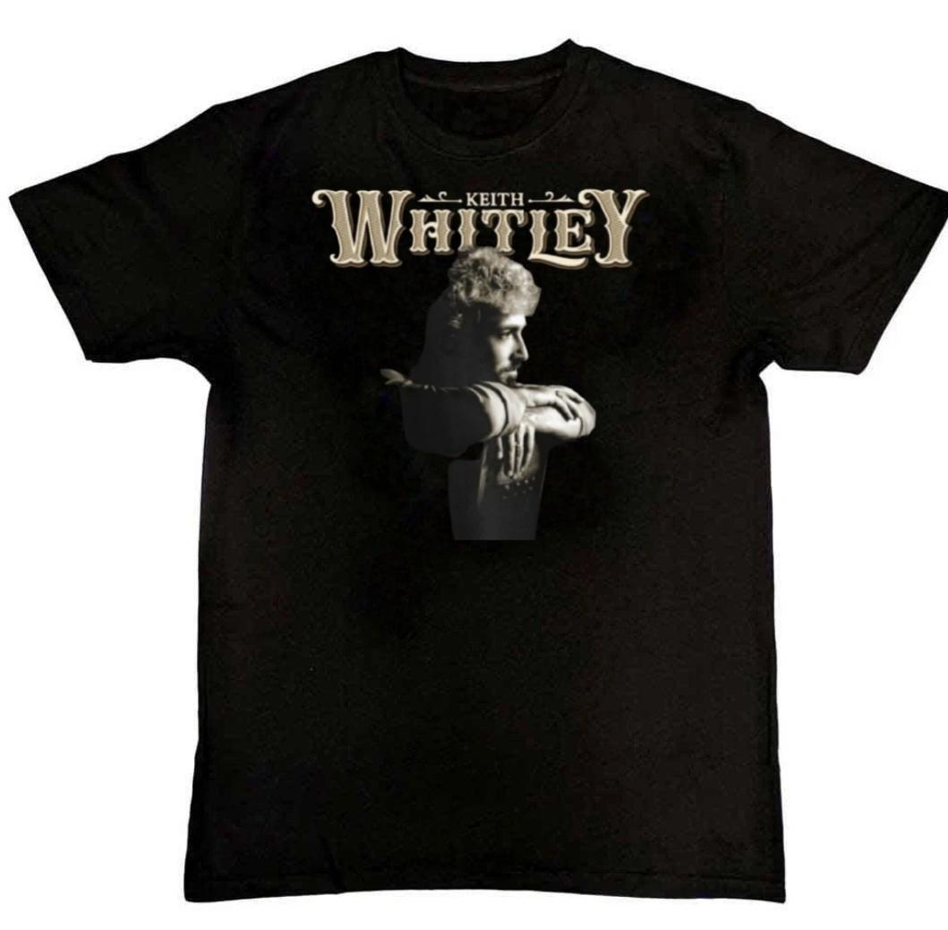 New Keith Whitley Gold Chair Graphic Print T-Shirt S