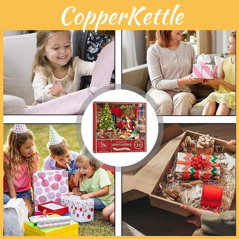 Jigsaw Christmas Puzzle Advent Calendar Puzzle Blind Box Toy Holiday Countdown