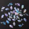 100 Pcs Shark Ocean Aurora Nail Rhinestones Resin DIY Sea Series Nail Jewelry  3D Nail Charms