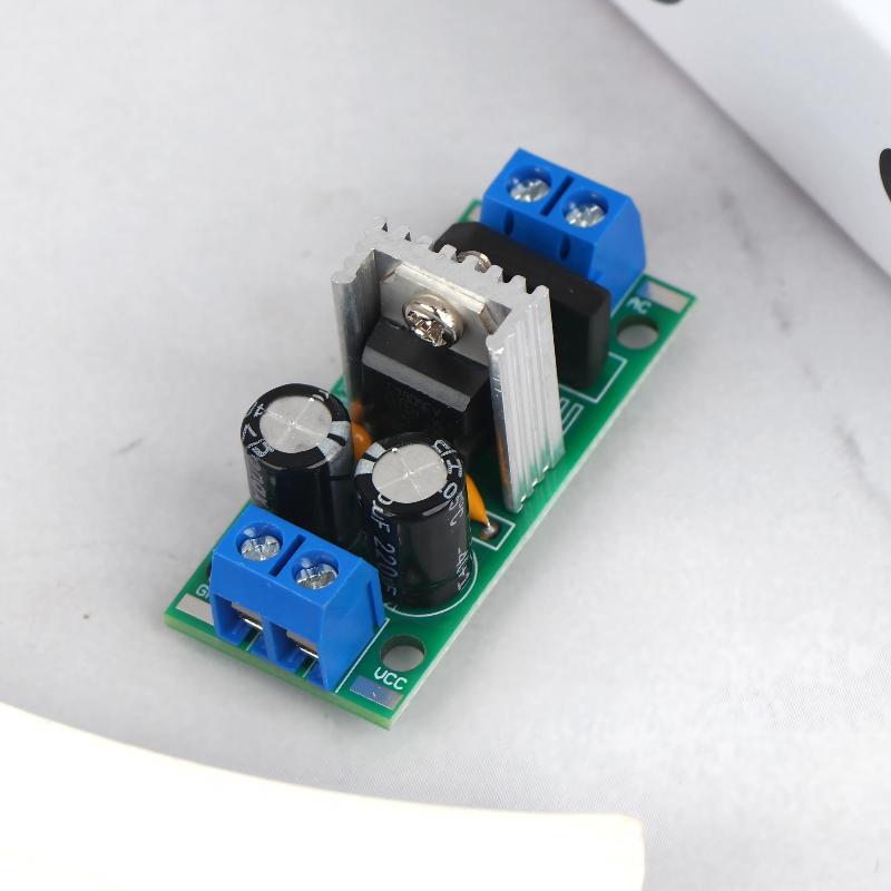 L7805 L7812 Step Down Power Supply Module 5V 12V Voltage Regulator Board With Heat Sink For Diy Electronics Projects