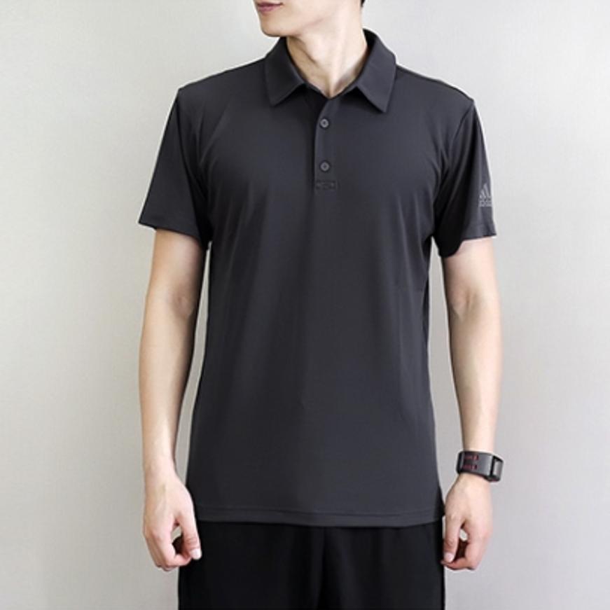 Adidas Tennis Series Pullover Comfortable Breathable Short Sleeve Polo Shirt Men Polo Shirts Navy-Blue CE1442