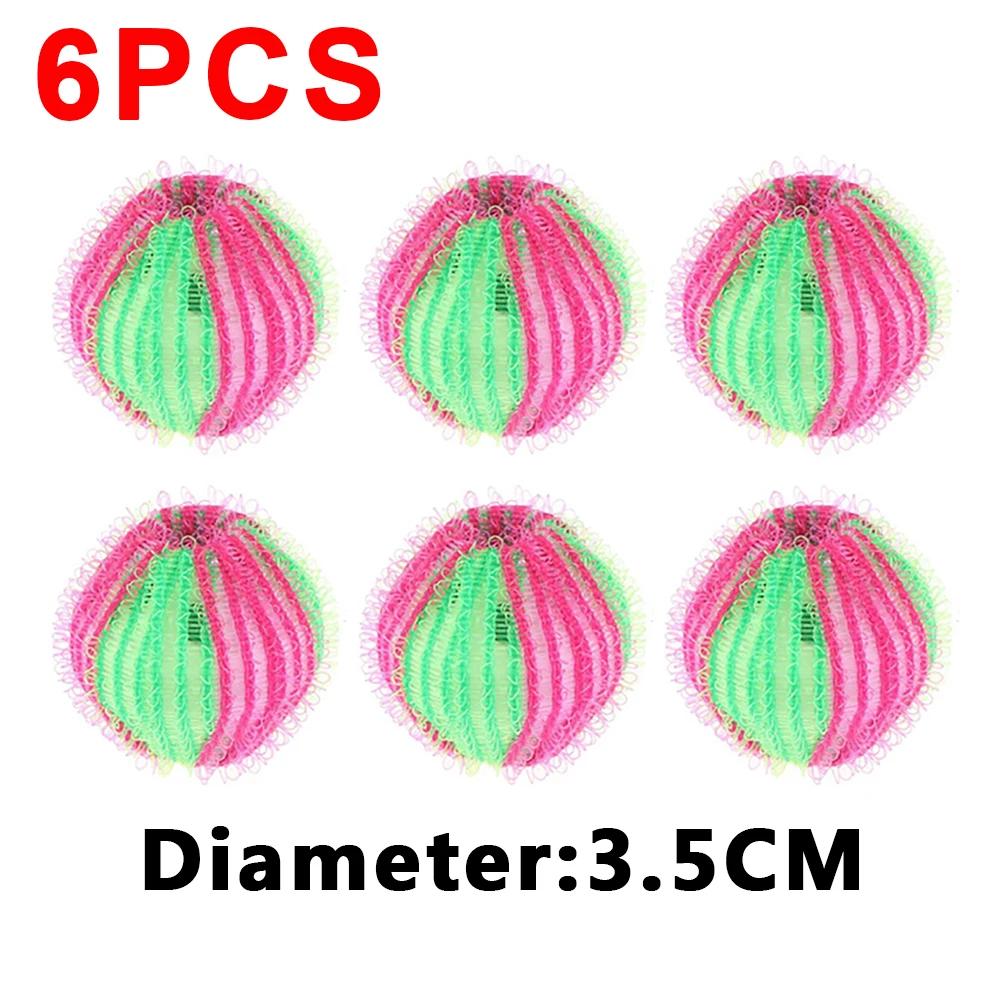6/1pcs Washing Machine Filter Floating Lint Hair Remover Catcher Reusable Laundry Balls Dirty Collection Fluff Cleaning Balls