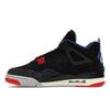 Air Jordan 4 Retro Rare Air - White Lettering Men Sneakers Black Fire-Red Deep-Royal-Blue FV5029-003