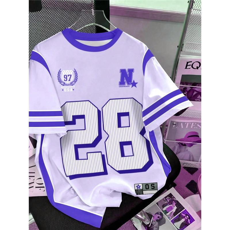 2026Summer New Men's New York No.96 Print 3D Digital Print Baseball
