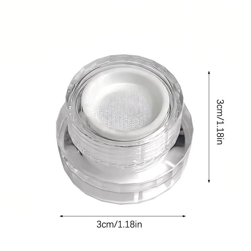 Mondlicht Perlmutt Weiß Nägel Glitzerstaub Chrom Aurora Weiß Einreibpulver Spiegelpigment Nail Art Zubehör Dekoration