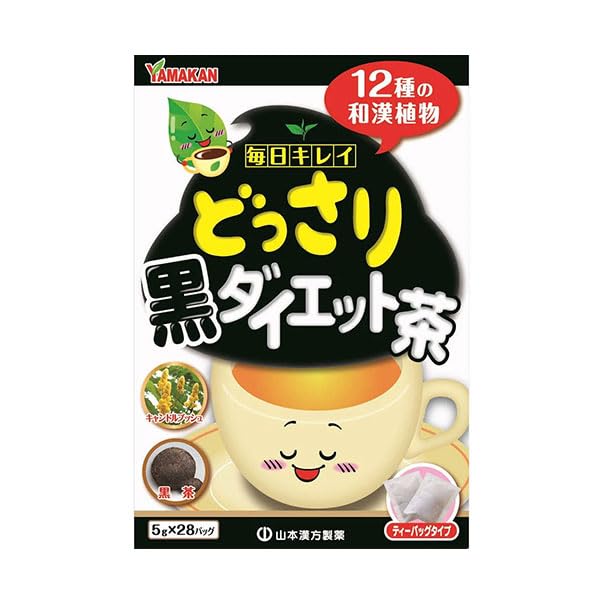 

Natural Life Yamamoto Kampo Pharmaceutical Heavy Black Diet Tea 5 г x 28 пакетиков x набор (5)
