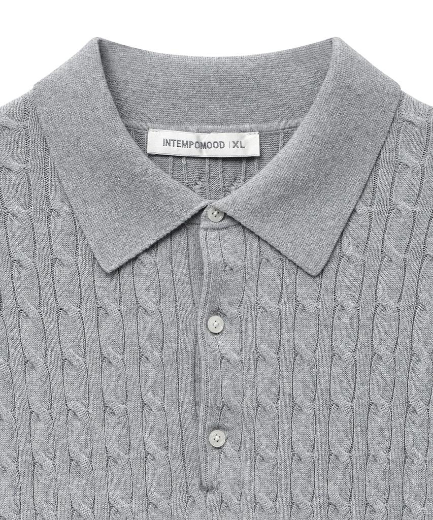 INTEMPOMOOD Daily Cable Collar Knit: 8 Colors (Type B)