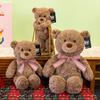 Bear Bow Tie Plush Toy Cartoon Animal Stuffed Doll Room Decoration Gift Kids