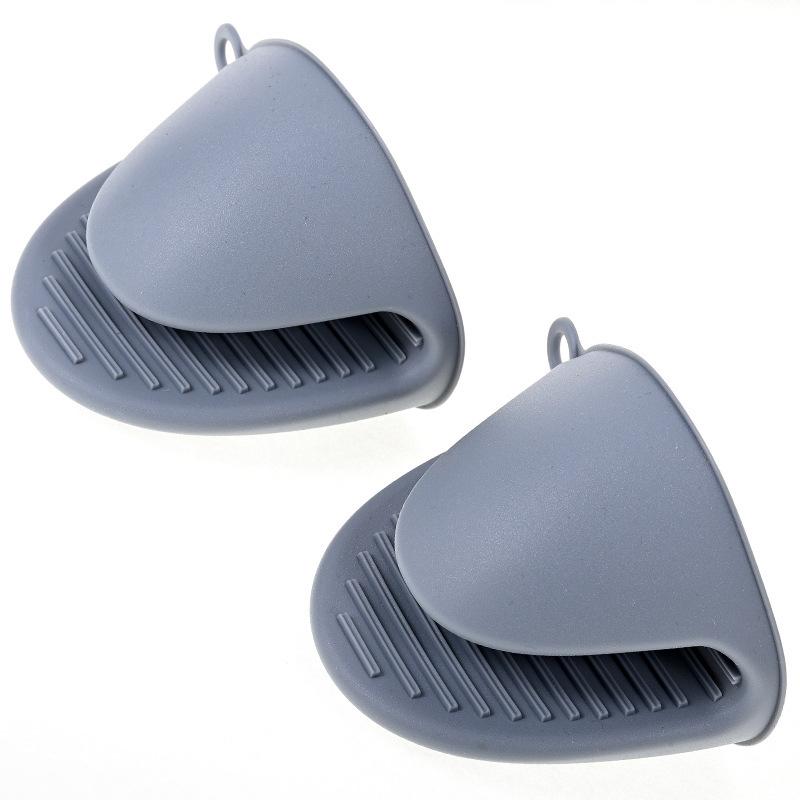 2Pcs Oven Mitts Silicone Heat Resistant Pinch Mitts Anti Scalding Non Slip Gloves Clips Pot Holder Cooking Baking Oven Mitts