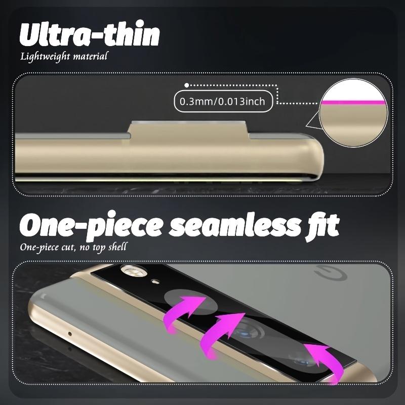 1-2Pcs Black Border Tempered Glass Camera Lens Protect For Google Pixel 11 10 9 Pro XL 8 7 A/Pro Rear Anti Fingerprint Lens Film