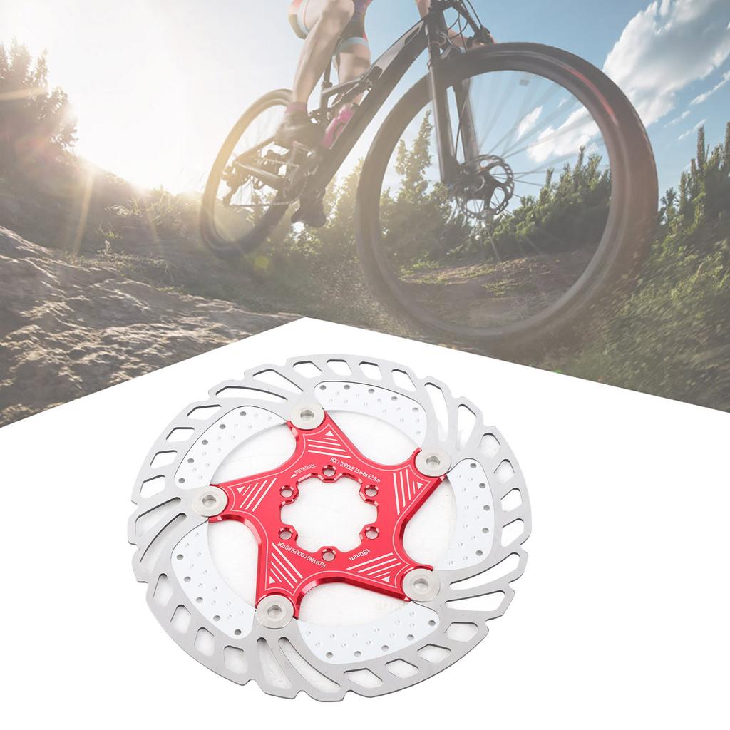 Rostfritt stål Cykel Cykling Skivbroms Kylning Flytande Rotor (180 mm)