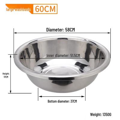Homeglen Thickened 201 Stainless Steel Multi-purpose Kitchen Basin