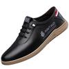 Autumn leather shoes soft leather men's shoes soft sole men's business casual shoes one pedal hundred towers lightweight beanie shoes loafers