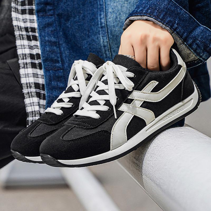 TUINANLE Herren Plateau-Sneaker mit dicker Sohle, atmungsaktives Mesh, leicht, Dad Shoes, Freizeit-Sportschuhe zum Gehen