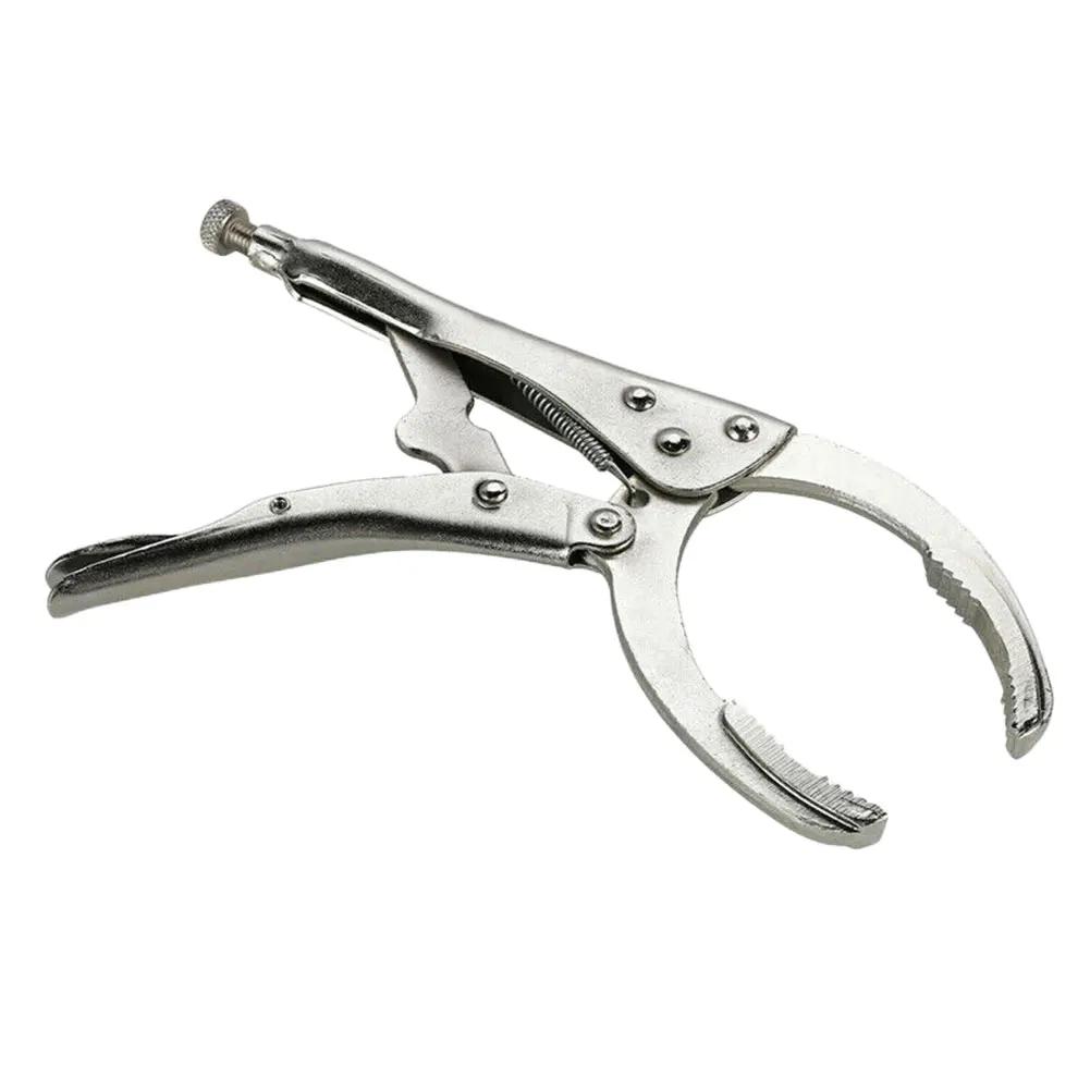 

Хромированный регулируемый ключ для масляного фильтра 50-100 мм, съемник автомобильного масляного фильтра, клещи-фиксаторы, ручной ключ, инструменты для снятия