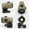 [AERITH BLACK] EO G43 Type Magnifier, Realistic Engraving, Replica Tan Color, EXPS G33 STS Mount, 3x Magnifire Booster Scope for G43 (Tan)