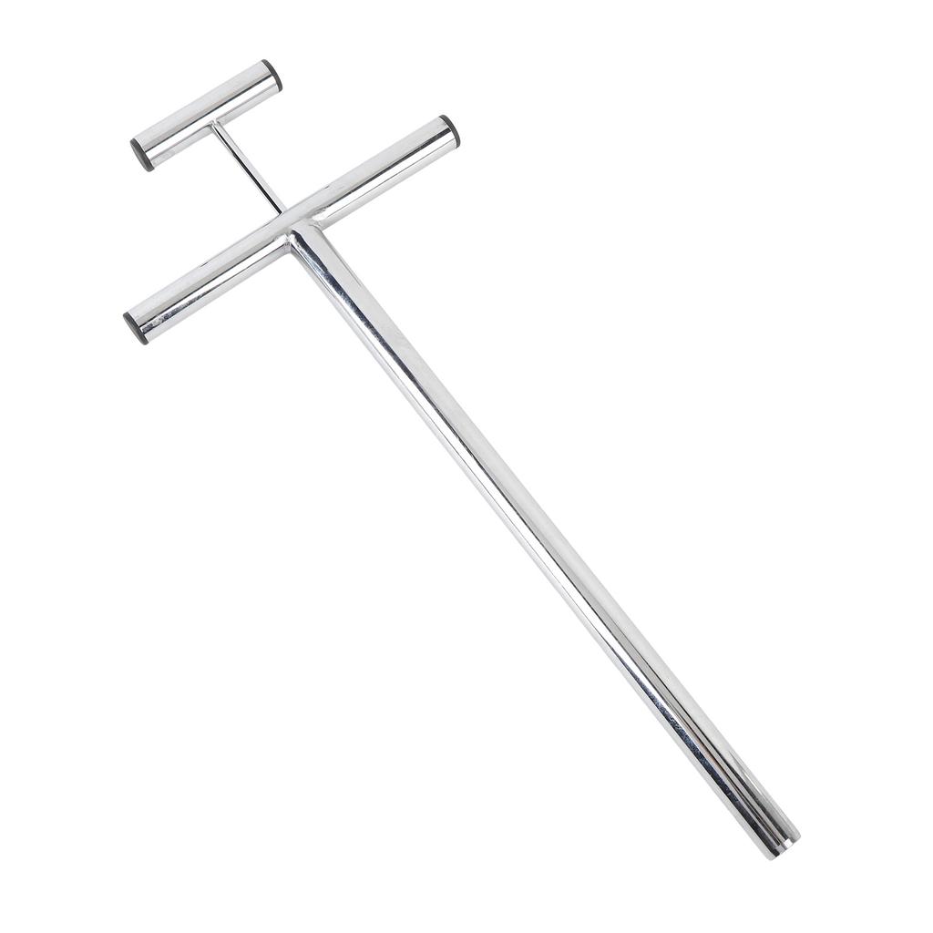 Soil Sample Probe with Ejector Tubular Stainless Steel Rod T Shaped Handle for Plant Care Garden Farm