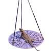 Reptile Hammock Hand Woven Strong Load-bearing Gecko Lizard Swing Toy Round Bearded Dragon Swing Hanging Bed