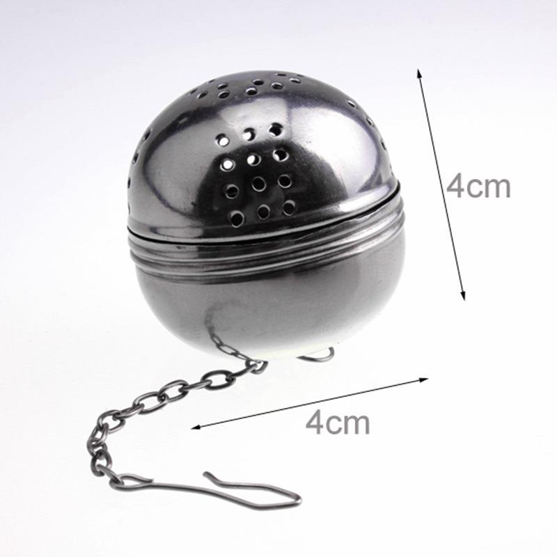 Ball Shape Tea Infuser Sphere Mesh Tea Strainer Coffee Herb Spice Filter Diffuser Loose Spices Kitchen Gadget Stainless Steel