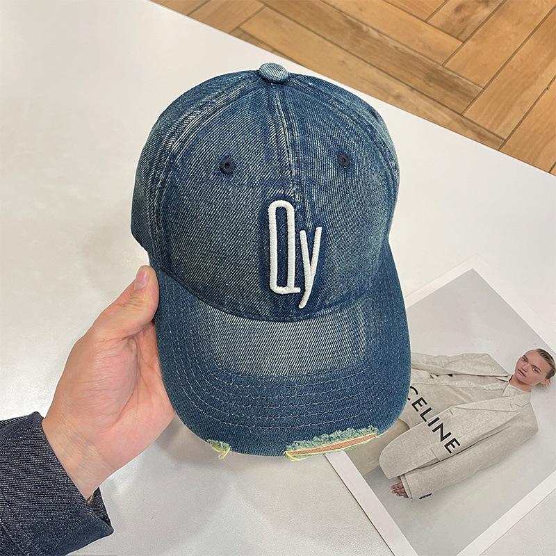 Popular Big Head Circumference Baseball Cap, Sunshade, Sunscreen, Face Small Letter Hat, Cowgirl Deep Top Cap New