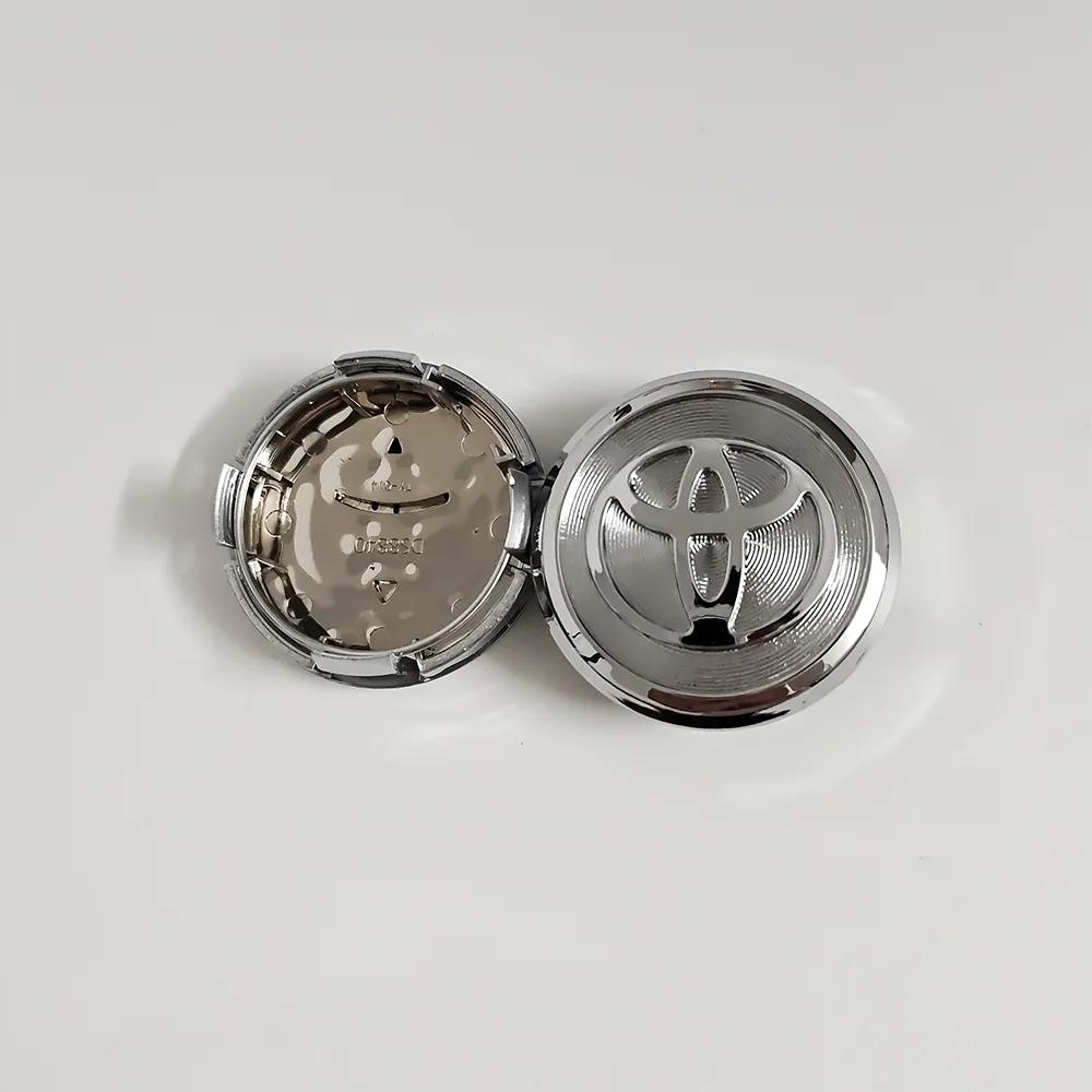 for Toyota Camry Corolla RAV4 Highlander Vios C-HR SIENNA AVALON YARLS 53mm 57mm 62mm 4 Pieces Wheel Center Caps
