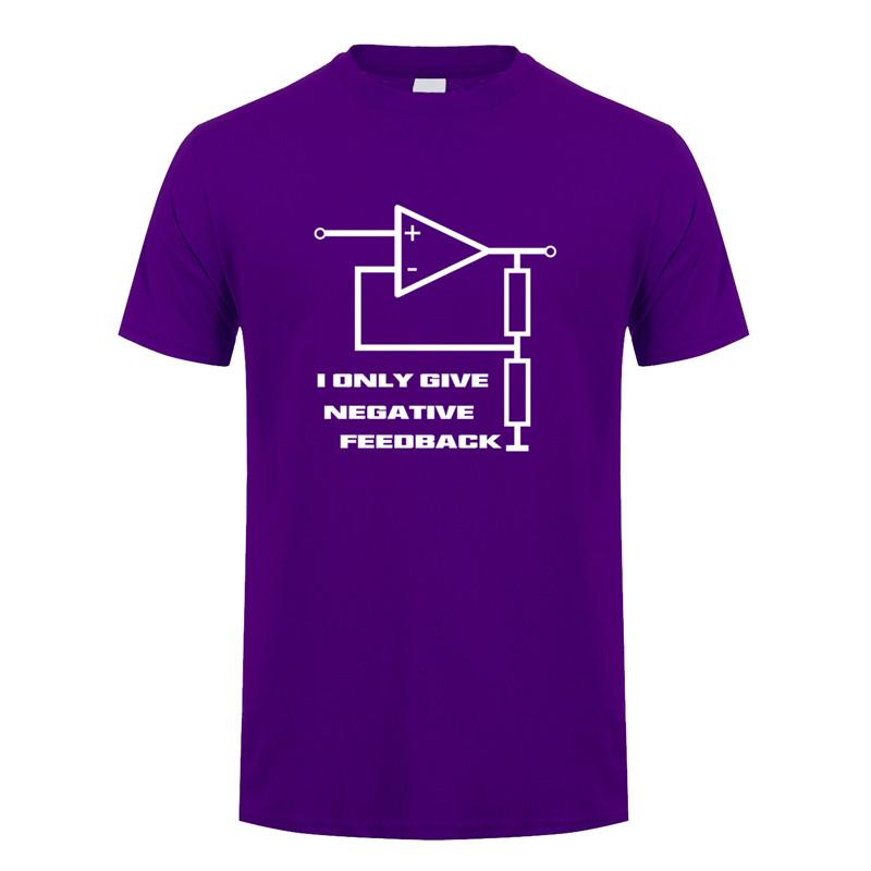 Funny I Give Negative Feedback Engineer T Shirt Unisex Short Sleeve Cotton Tshirts Unisexs Camisetas Gift Jl065