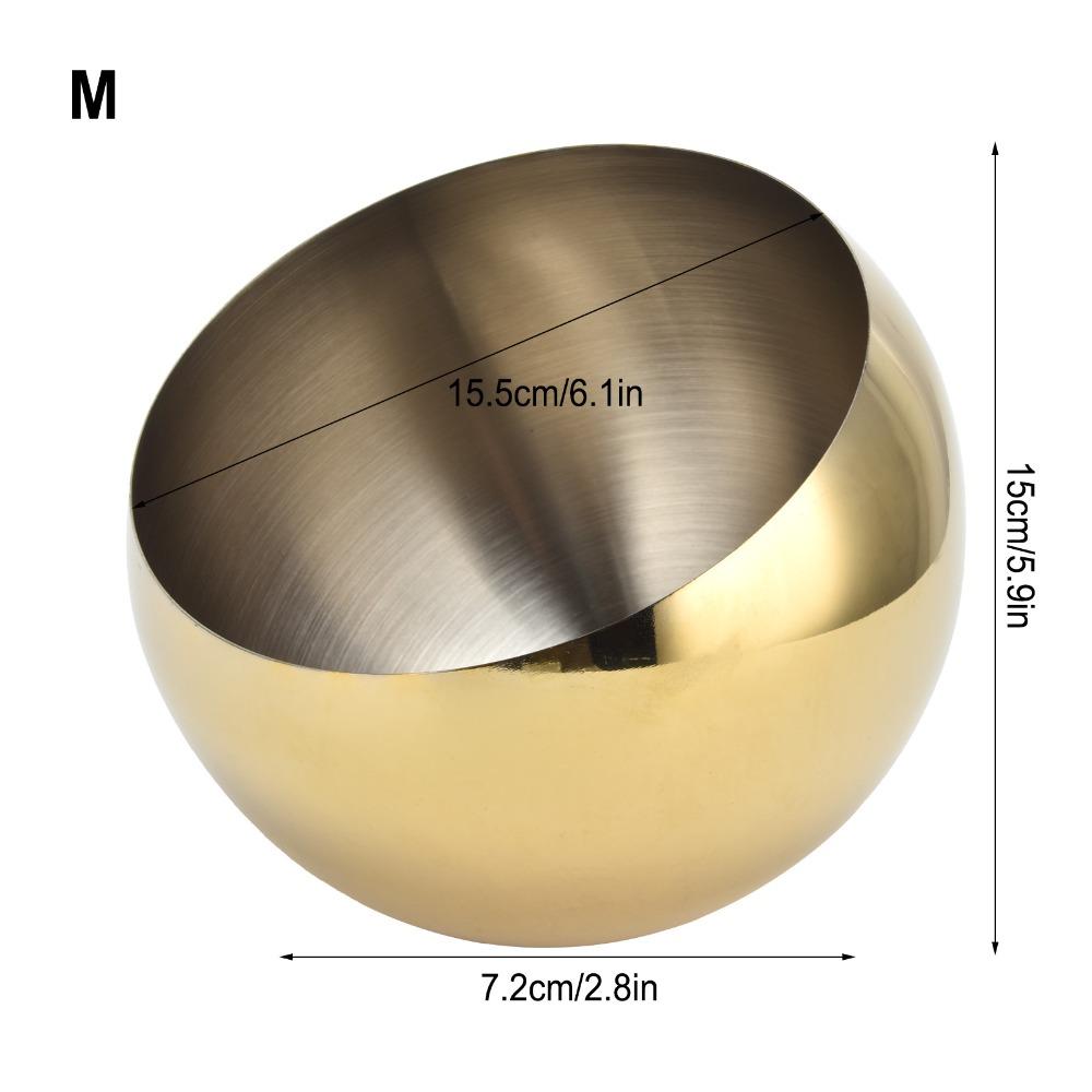 Stainless Steel Sugar Bowl S/M Decorative Candy Jar Practical Sugar Cube Holder For Coffee Bar