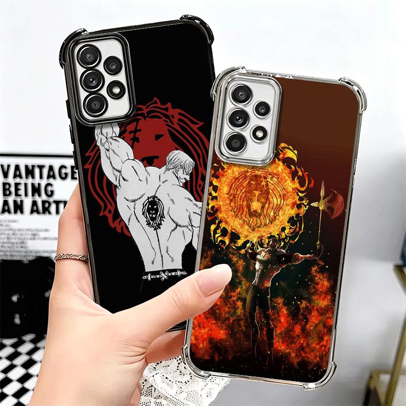 Seven D-Deadlys Sins Escanor Soft Phone Case For Samsung A17 A27 A07 A37 A57 A16 A56 A15 A55 A14 A54 A13 A53 A26 A36 A25 A35 A24