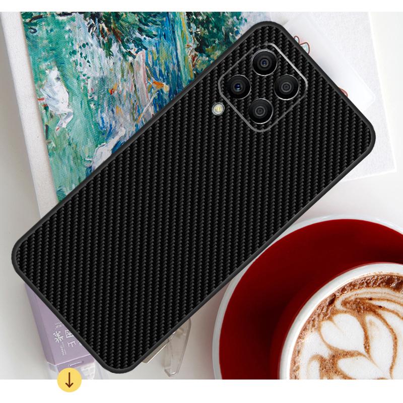 Carbon Fiber Case For Samsung Galaxy M13 M23 M33 M53 M30s M31s M12 M32 M52 M21 M51 M14 M34 M54 M20 Coque
