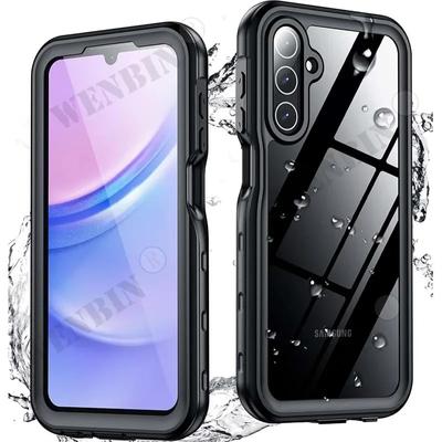 Vodotěsné pouzdro IP68 pro Samsung S24 S23 S22 S21 Ultra S24 FE A15 A55 A35 A25 A54 Kovový Hliníkový plavecký telefon Luxury Fundas