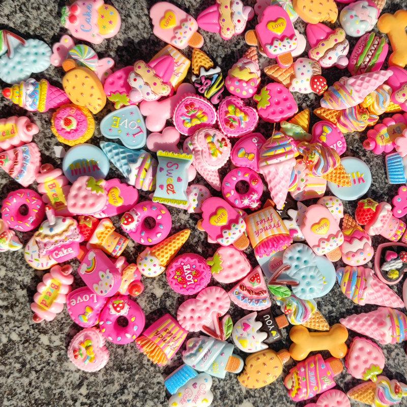 Resin Ice Cream Cake Simulation Play & Jewelry DIY Accessories Material