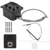 Ukulele Pickup EQ Color Tuner with LED Display Electric Box 3‑Segment Equalizer Musical