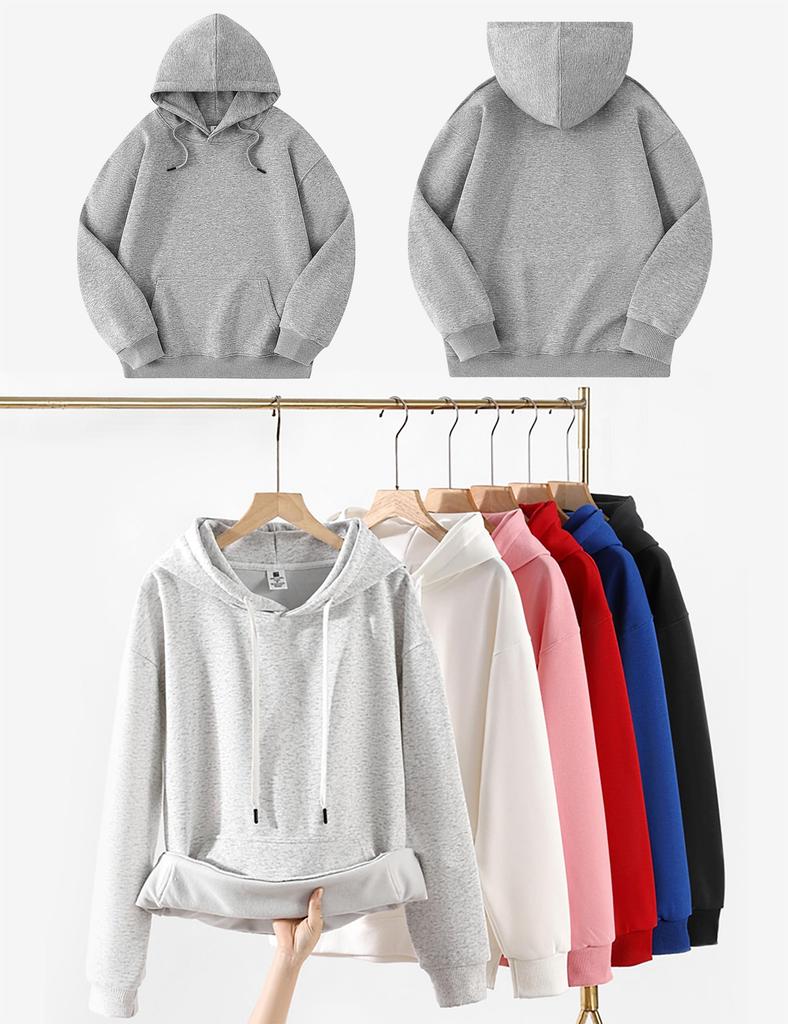 SLEEPSINERO Fit for Warmth and Winter Plus Sizes with Oversized Long Solid Women's Loose-Fit Hoodie, Sweatshirt, [One-Piece Protection], Clothes,