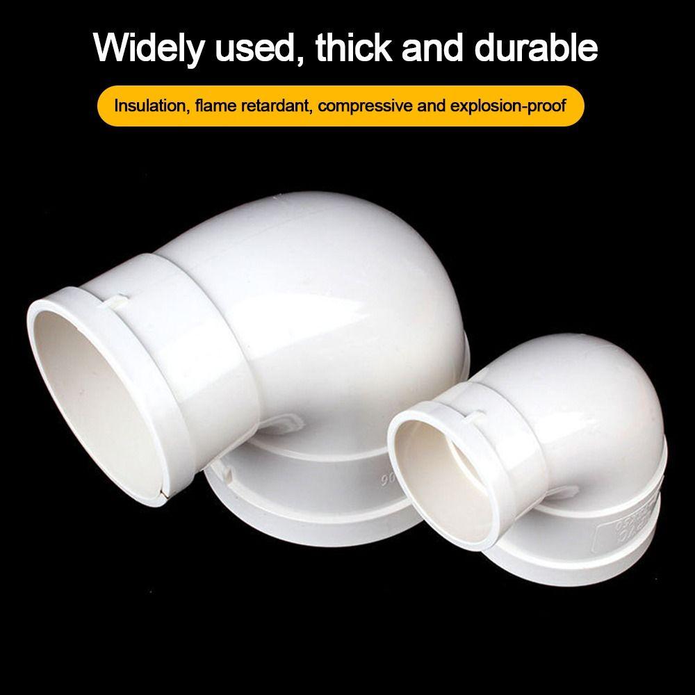 Złączka redukcyjna PVC Biały Kolano 90 stopni Nowa złączka do rur Złączka redukcyjna Budowa półki DIY