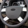 Car Stainless Steel Steering Wheel Decoration Cover Trim Sticker for Ford Focus 2 MK2 2005 - 2013