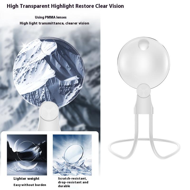 

Round Frame 110Mm High-Quality Acrylic Magnifying Glass Hanging Neck for Hands-Free Reading Magnifier