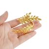 1/6/12pcs Gold Leaf Napkin Holder Dinnig Table Decoration  for Wedding Birthday Party