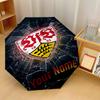 VfB Stuttgart FC Automatic 3‑Fold Umbrella 8‑Rib Windproof Folding Umbrella Sun Rain Protection For Outdoor Travel Daily Use