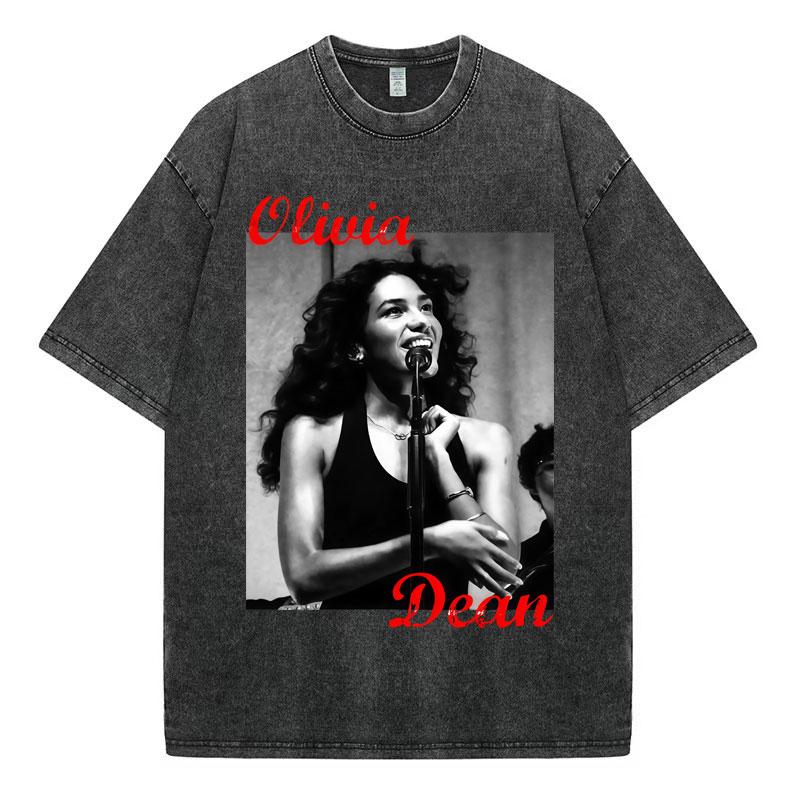 Vintage Washed The Art of Loving Tour Graphic T Shirts High Street Fashion Trend Tshirts Men Women Casual Cotton Tshirt