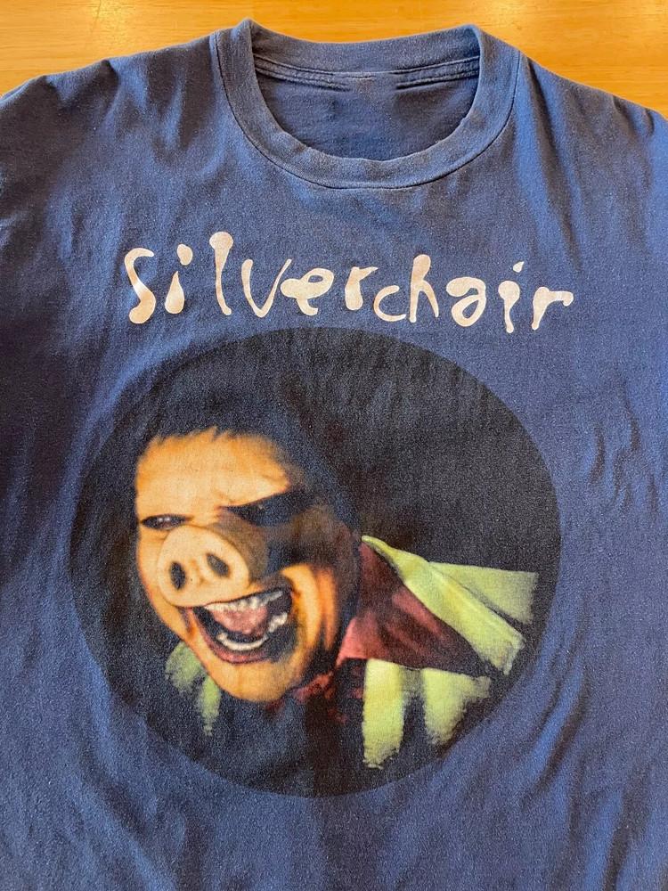 

Silverchair Vintage 1995 PigMan Frogstomp Tour T-shirt FL0322 Unisex T-Shirt L