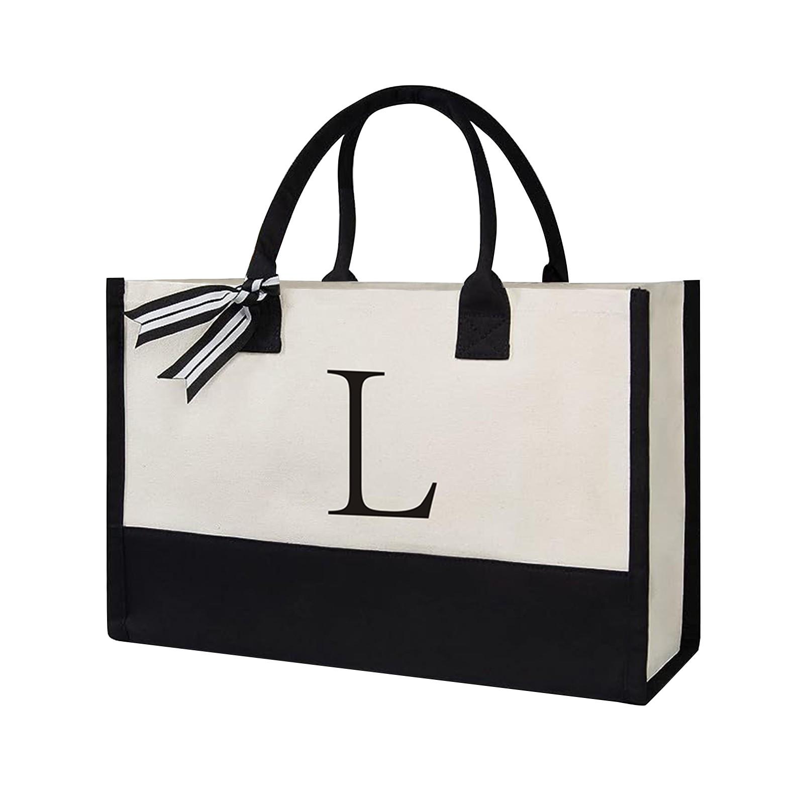 

Сумка из холста с вышитыми буквами, персонализированный подарок, подходящий для свадьбы, пляжа, фестиваля, это отличный подарок для подруг One Size