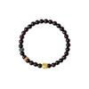 Natural stone crystal geometric beaded bracelet retro high-end bracelet women's niche light luxury versatile jewelry
