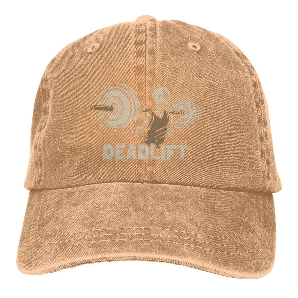 Pure Color Dad Hats Deadlift Womens Hat Sun Visor Baseball Caps Weightlifting Gym Peaked Cap