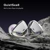 ROSESELSA Monitor with Dynamic Diaphragm 1DD HIFI Wired with Module IEM Cable "QUIETSEA II" In-Ear Driver, Earphone, 3.5mm/4.4mm (Silver)