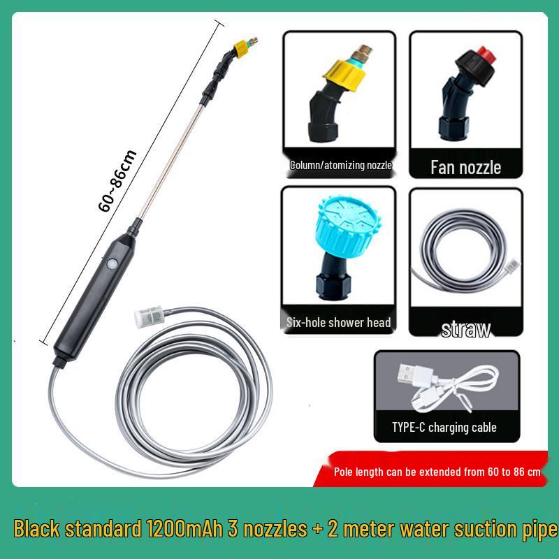 

Электрический 3-форсуночный сельскохозяйственный и пестицидный опрыскиватель: Идеально для дезинфекции и полива домашних растений