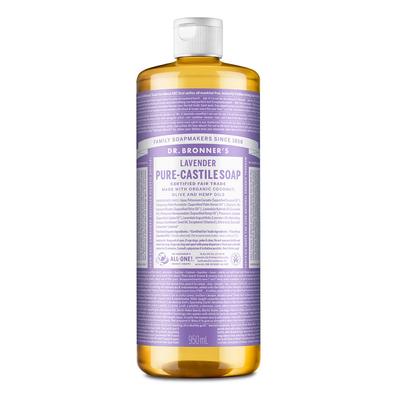 DR. Bronner's Lavendel Reine Kastilienseife, 950ml, 1 Stück