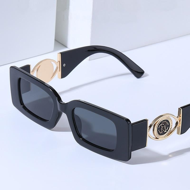 Bai Fen Bai Electronic 3C Women's Vintage Casual Sunglasses Glamour Brand Ins Popular Sun Glasses Square Designer Eyewear Uv400